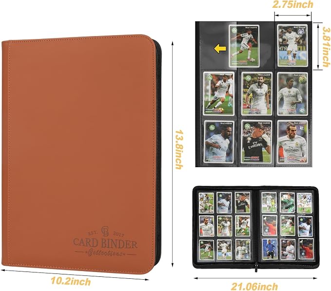 Trading Card Binder, Card Collection Binder Album Folder - Image 4