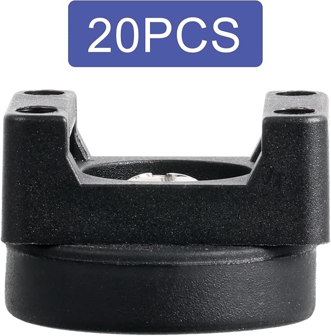 Yookeer Magnetic Zip Tie Mount Base Black Magnetic Cable Clips Wire Holder - Image 5