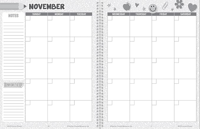 Teacher Created Resources Cool for School Teacher Plan Book - Image 5