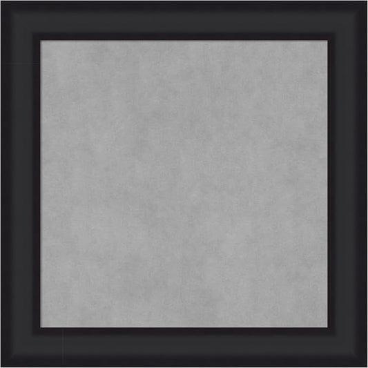 Amanti Art Black Framed Magnetic Board 25x25 Medium Vision Board by AmantiArt