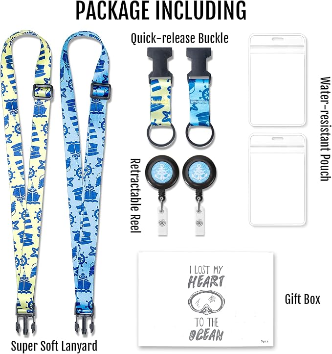 MNGARISTA Cruise Lanyard for Ship Cards, Adjustable Lanyard - Image 4