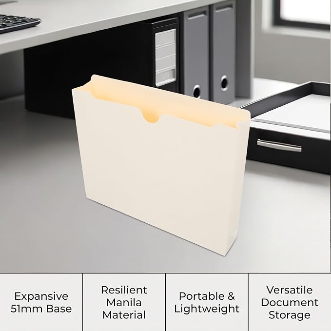 10pcs Manila Filing Folders A4 Size File Folders - Image 3