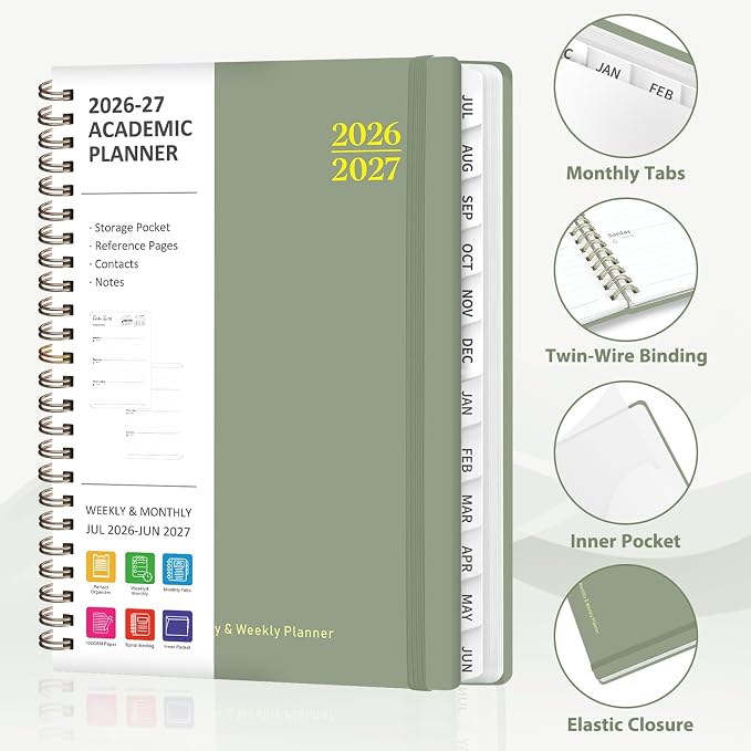 Planner 2026-2027, Weekly and Monthly Calendar Planner, JUL 2026 - Image 5