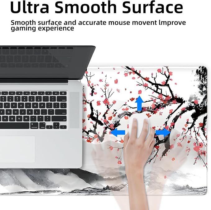 Galdas Mouse Pad for Gaming, Japanese Desk Mat, XXL XL Large Mouse Mat Long - Image 6