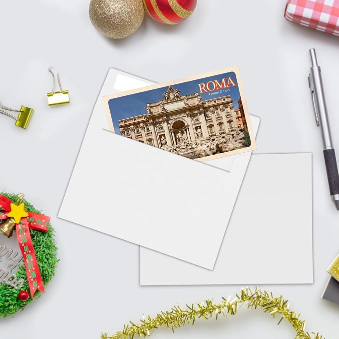 100Packs A2 White Envelopes 4x 5 Inch Card Envelopes, Self Seal - Image 6