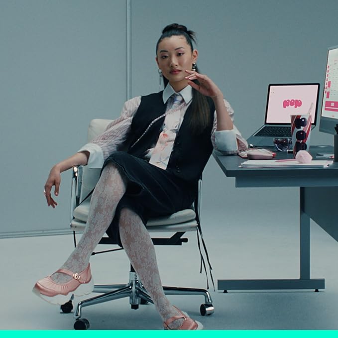 Logitech POP ICON Combo, Bluetooth Keyboard and Mouse Combo, Comfortable Typing, programmable Keys and Buttons, Quiet clicks, Easy-Switch up to 3 Devices - Graphite and Lime-DeskLoop Office