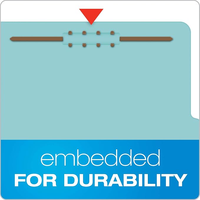 Pendaflex Recycled Classification File Folders, 2 Dividers, 2/5 Tab Cut - Image 6