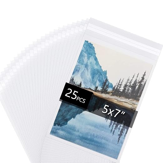 Falling in Art Acid Free 1.496mil Crystal Sealed Clear Bags by FallinginArt
