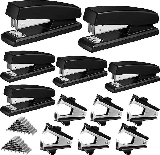 Yeaqee 6 Pcs Stapler for Desk Bulk by Yeaqee