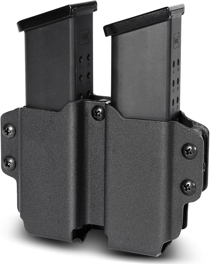 Kydex Magazine Holder, Forcenter OWB Double Magazine Pouch, Universal Magazine - Image 8