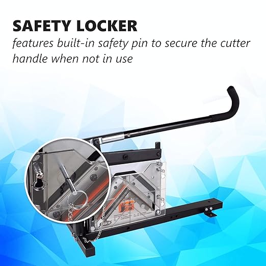 IDL Packaging AC-110 Portable Cutter for Cardboard Edge Protectors up to 4" x 4" x 0.4" Size - Heavy-Duty Tool for V-Board Cardboard Corners of Various Length - Stationary or Fully Portable Use-DeskLoop Office