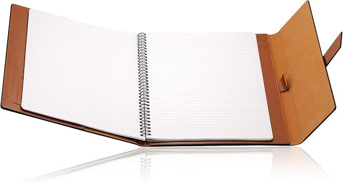 GALLAWAY LEATHER Padfolio Folder – Slim Portfolio Organizer Holder - Image 3