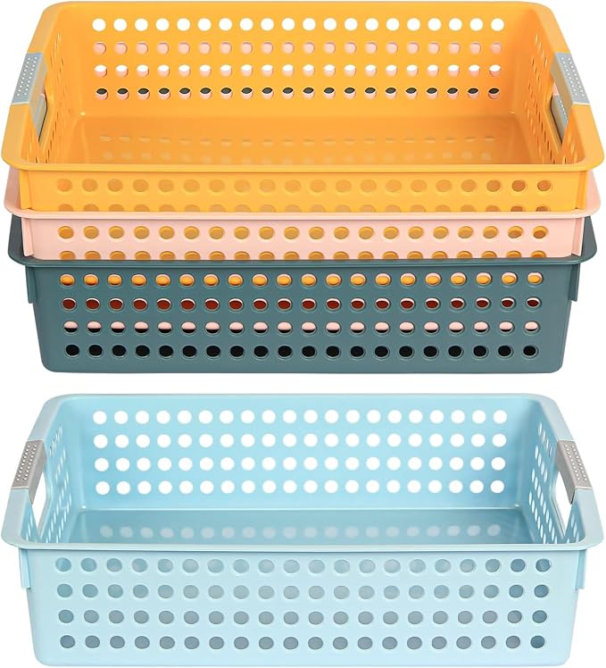 4Pcs Classroom Organization and Storage Paper Tray Holds, Holds 4A Paper | by DLUCKY