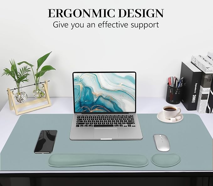 Desk Pad Mat Set, 3-in-1 Large Mouse Pads - Image 5