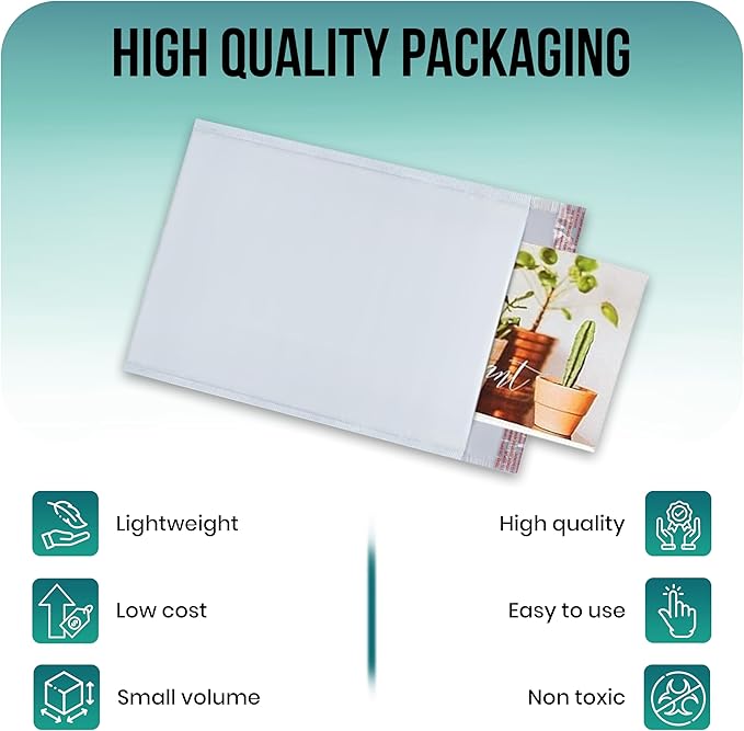 Levex - #4 9.5" x 14.5" [100 Pack] Poly Bubble Mailers, Padded Envelope Mailers, Packing Envelope & Mailing Bags for Shipping