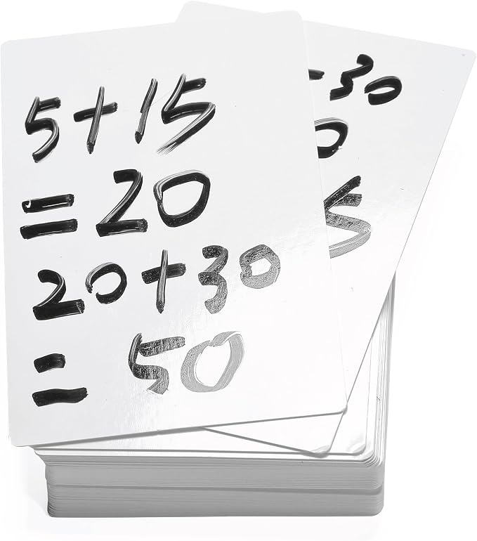 Mr. Pen- Dry Erase Index Cards, 45 Pack, Laminated on One Side | Blank Note - Image 7