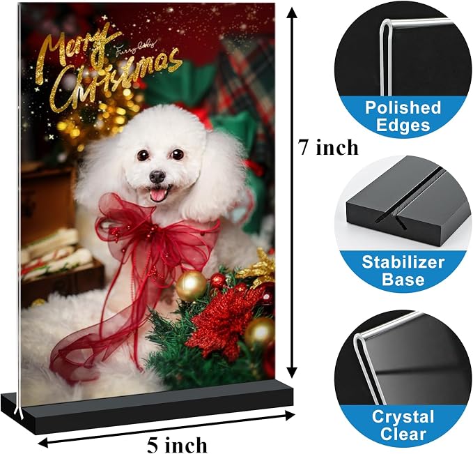 Seencool Acrylic Sign Holder 5x7 - Image 2