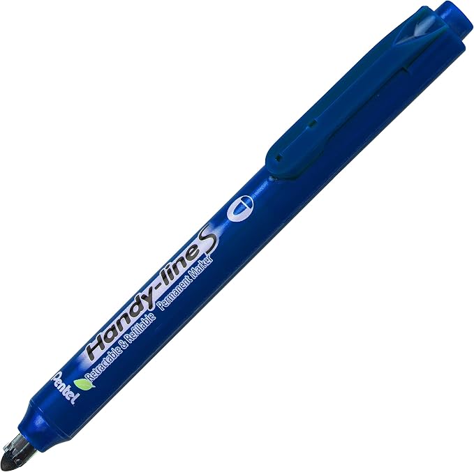 Handy-Line S Pentel Retractable and Refillable Permanent Marker, Chisel Tip - Image 2