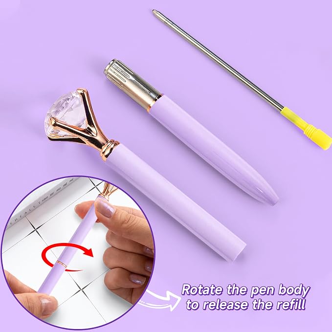 YOXMJDB Personalized Pens for Women, 1.0mm Medium Point Black Ink Pen for - Image 5