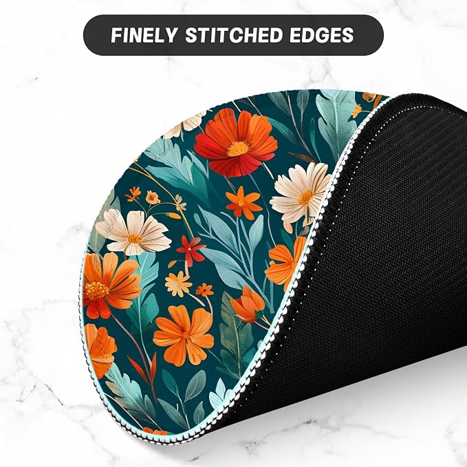 ITNRSIIET Round Mouse Pad with Stitched Edge Premium-Textured Waterproof - Image 4