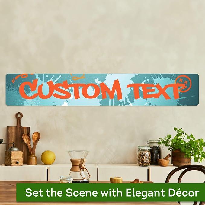 Custom Sign, Custom Street Sign, 11 Font Colors, 13 Font Styles, 4 Hole Options - Image 4
