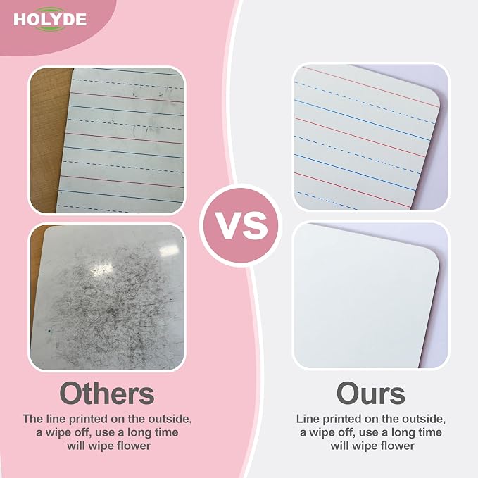 Dry Erase Boards 32 Pack, Double Sided Small Whiteboards - Image 5