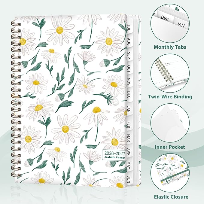 Planner 2026-2027, Weekly and Monthly Academic Year Calendar Planner, July 2026 - Image 4