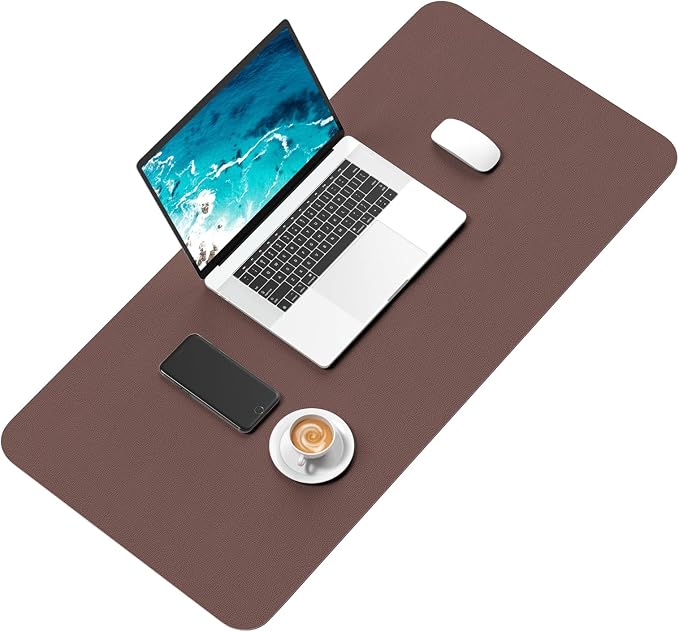 Hsurbtra Desk Pad, XL Extended Mouse Pad, Waterproof Desktop Blotter Protector - Image 2