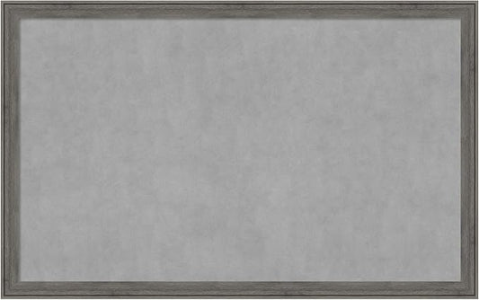 Amanti Art Grey Framed Magnetic Board 27x43 Large Vision Board by AmantiArt