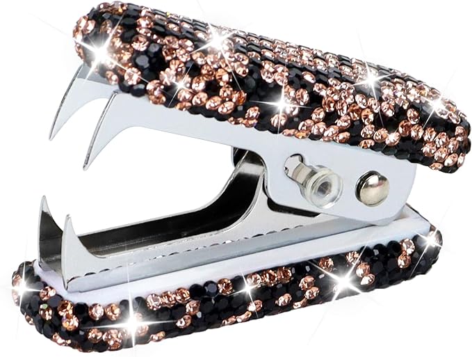 MultiBey Acrylic Staples Remover, Handmade Rhinestone Crystal Staple Removal by MultiBey
