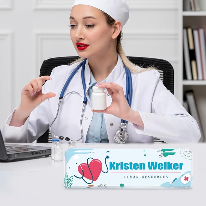 Gowellly Office Desk Name Plate Personalized - Image 2