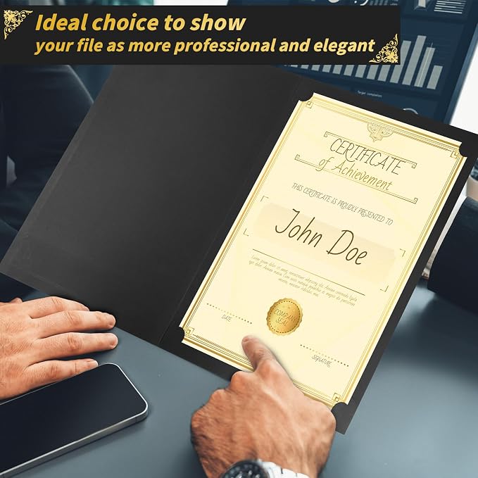 Oleitodh 200 Pcs Certificate Holders Bulk, Document Covers - Image 5