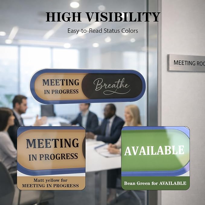 In a Meeting Office Door Sign - Image 3