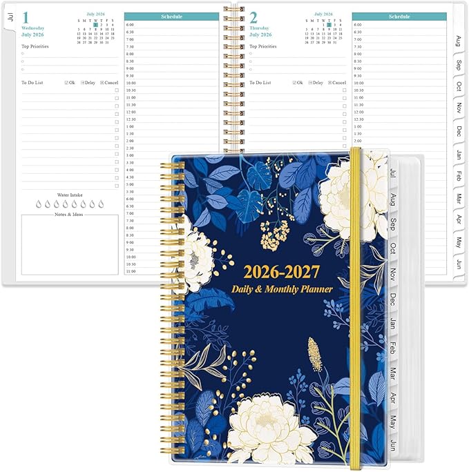 2026-2027 Daily & Monthly Planner by Heveboik