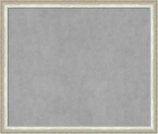 Amanti Art Silver Framed Magnetic Board 22x26 Medium Vision Board by AmantiArt