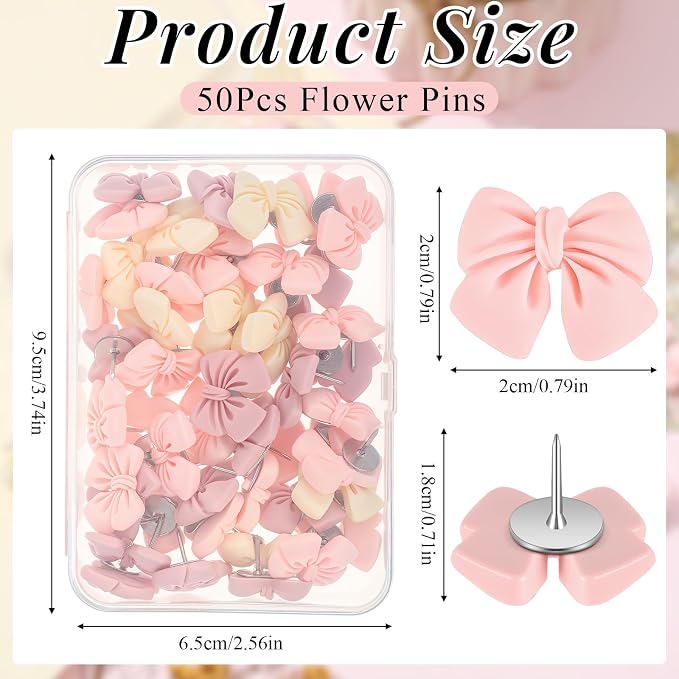 Dispowreath 50 Pcs Flower Push Pins - Image 2