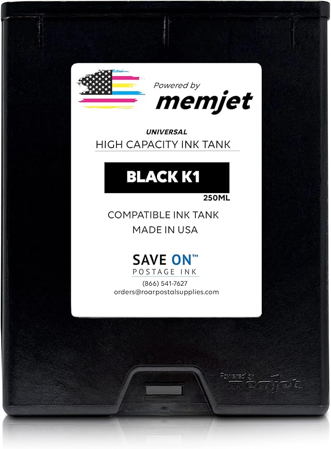 Save On Postage Ink, Memjet Ink Cartridge Compatible Astro 123-2412 | Memjet Ink Compatible HI-Cap Black 250ml Ink Tank for AstroJet M1 M2 S1 and M1DX-DeskLoop Office