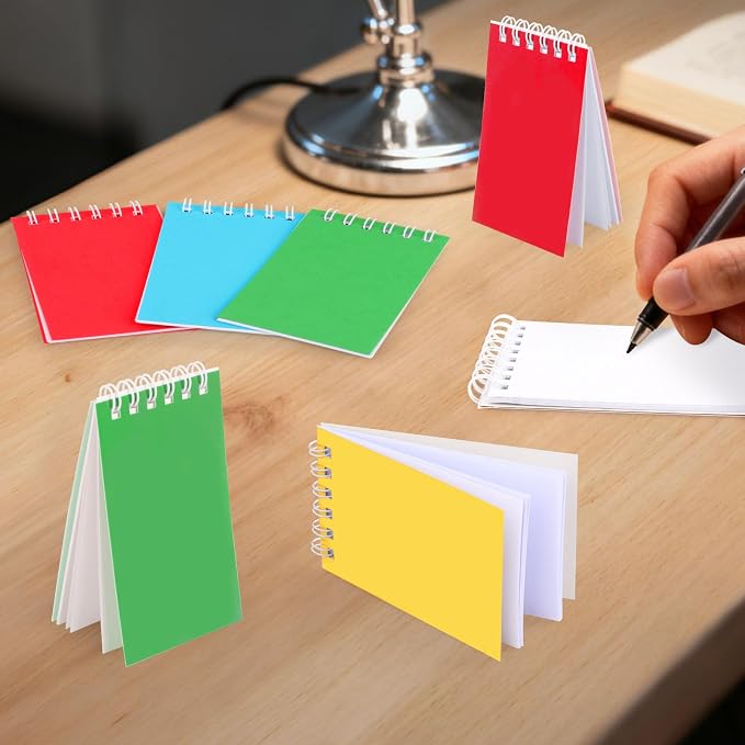Hooqict 24 Pack Pocket Notebook Small Spiral Notepad Pocket Notepads Mini - Image 4