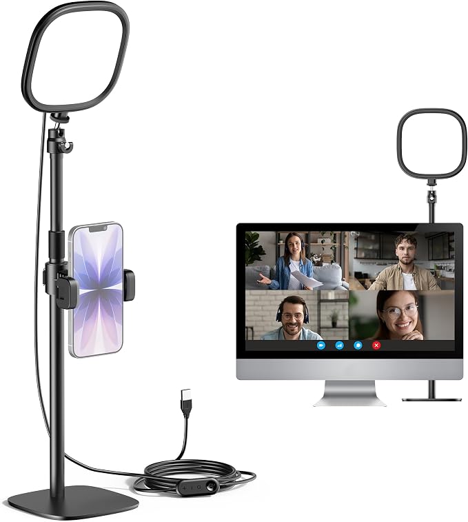 InnoGear Zoom Lighting for Computer, 50 Light Modes Video Conference Lighting by InnoGear