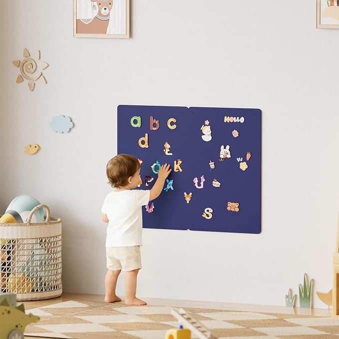 2 Pack Magnetic Board for Wall, 17.5" x 11.4" Magnet Bulletin Memo Board - Image 2