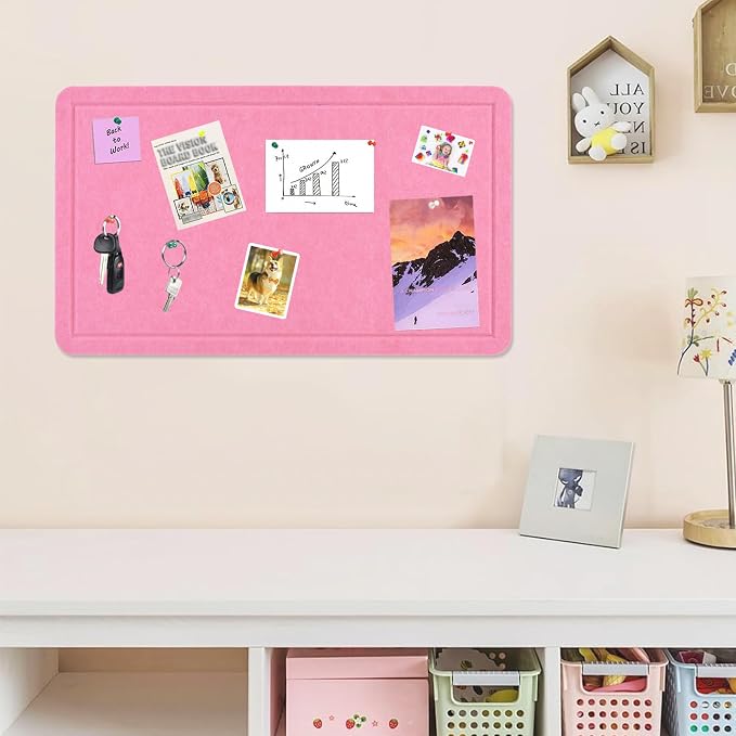 Vuzvuv Pink 28"x16" Large Cork Board - Image 6