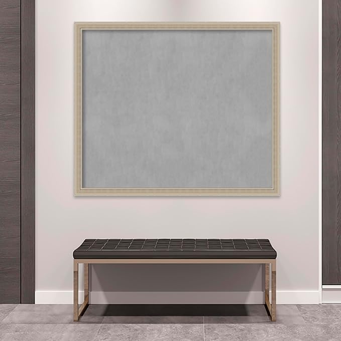 Amanti Art Silver Framed Magnetic Board 44x52 Oversize Vision Board - Image 5