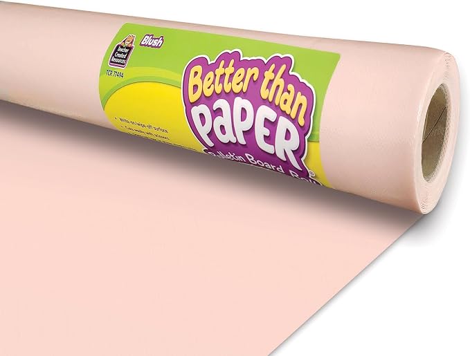 Teacher Created Resources Blush Better Than Paper® Bulletin Board Roll by TeacherCreatedResourcesOS