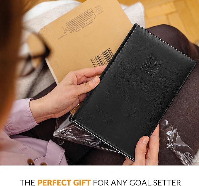 Leather Executive Daily Planner 2026 – A5-Compatible, One Page per Day Hourly - Image 8