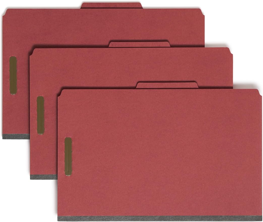 Smead Value Filing 100% Recycled Pressboard Classification File Folder - Image 2