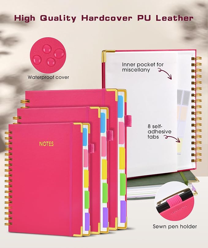 Hardcover Spiral Notebook 8.5"x11" Journal - Image 2
