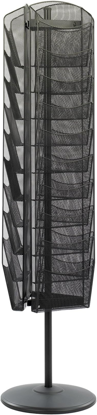 Safco Onyx Rotating Mesh Magazine Holder, Display Rack by SafcoProducts