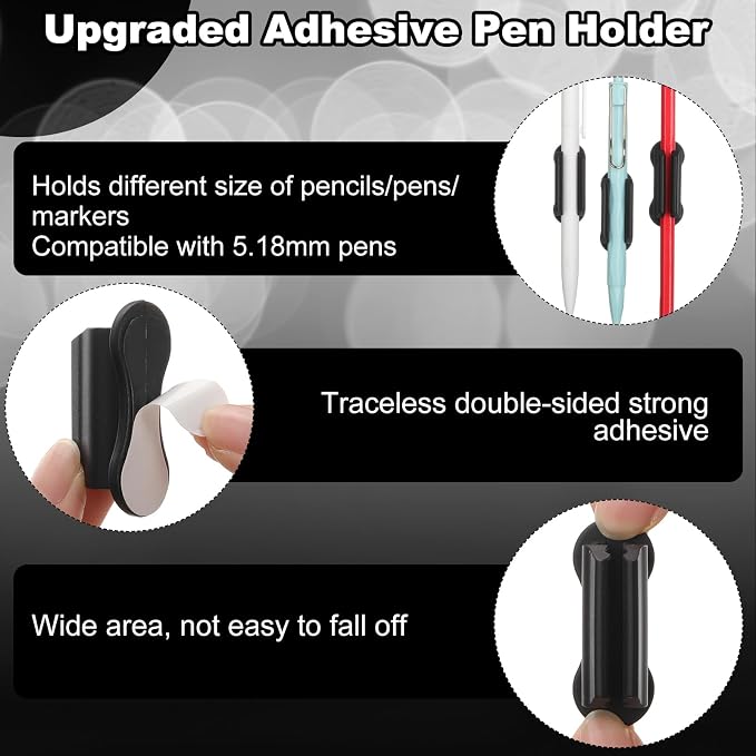 Sherr 48 Pack Adhesive Pencil Holders - Image 3