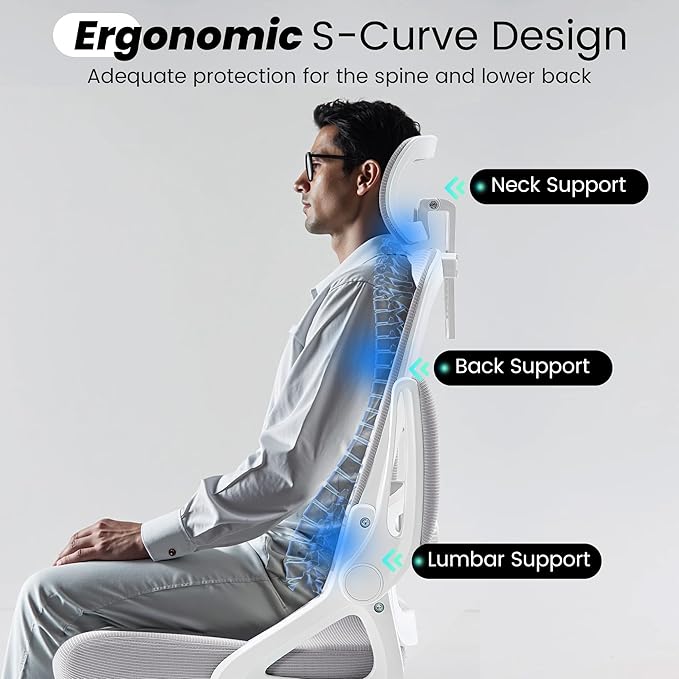 Fizzin Ergonomic Office Chair, 400 LBS Desk Chair - Image 7
