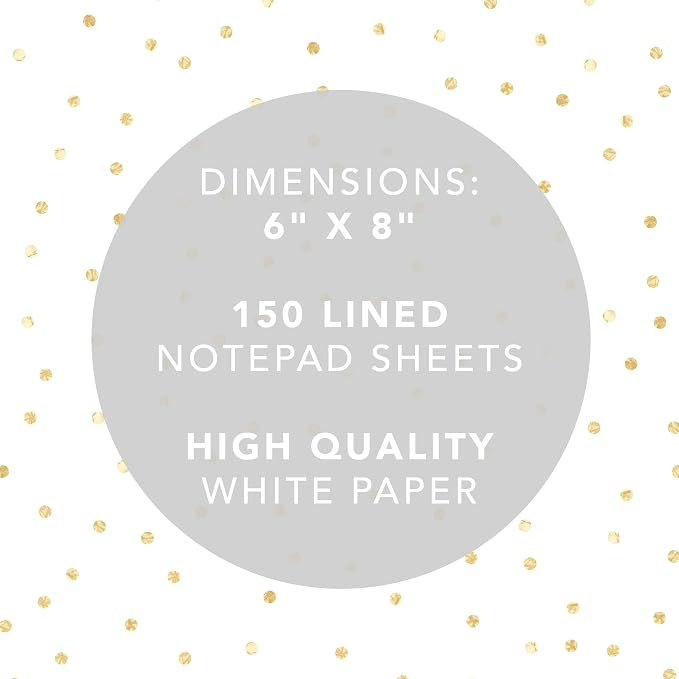 Graphique Large Notepad, Brush Strokes – 6" x 8", Cute Notepad - Image 4